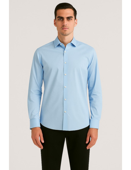 Markup camicia in misto cotone stretch mk23001 [76947edf]