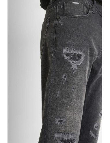 Antony Morato jeans slim fit alla caviglia in denim nero Argon mmdt00264-fa750627-w02148 [eedb2de7]