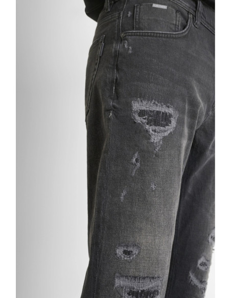 Antony Morato jeans slim fit alla caviglia in denim nero Argon mmdt00264-fa750627-w02148 [eedb2de7]
