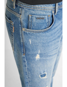 Antony Morato jeans slim fit alla caviglia in denim effetto sfumato Argon mmdt00264-fa750624-w02164 [1126921d] 2