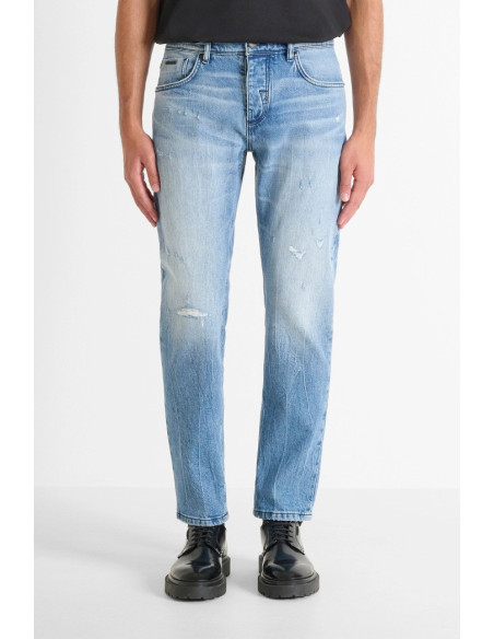 Antony Morato jeans straight fit con lavaggio chiaro Cleve mmdt00267-fa750371-w02155 [5a9343d7]