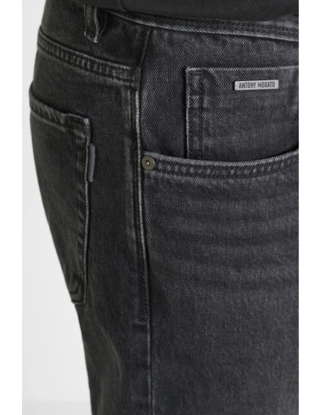Antony Morato jeans slim straight in denim nero Cleve mmdt00267-fa750369-w02151 [56d36014]