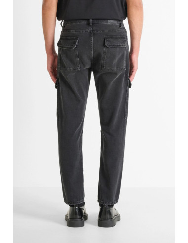 Antony Morato jeans regular fit cargo in denim nero Gary mmdt00297-fa700143-w02099 [6dce3936]