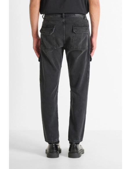 Antony Morato jeans regular fit cargo in denim nero Gary mmdt00297-fa700143-w02099 [6dce3936]