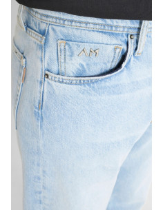 Antony Morato jeans flared straight fit in denim chiaro Brad mmdt00295-fa700137-w02091 [f2b4fe7e] 2