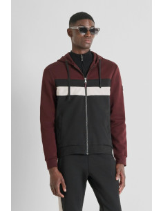 Antony Morato felpa con cappuccio e zip regular fit mmfl01078-fa150168 [0db3c96d]