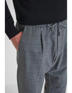 Antony Morato pantaloni regular in misto viscosa a quadri Neil mmtr00748-fa650367 [d63f8231] 2