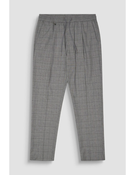 Antony Morato pantaloni regular in misto viscosa a quadri Neil mmtr00748-fa650367 [bd544726]