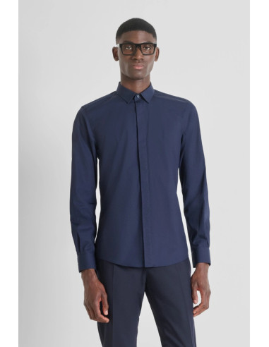 Antony Morato camicia slim fit in cotone easy iron London mmsl00691-fa400078 [6f834694]