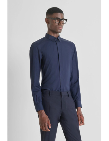 Antony Morato camicia slim fit in cotone easy iron London mmsl00691-fa400078 [04e88383]