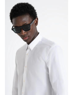 Antony Morato camicia slim fit in cotone easy iron Napoli mmsl00628-fa400078 [8c90d489] 2