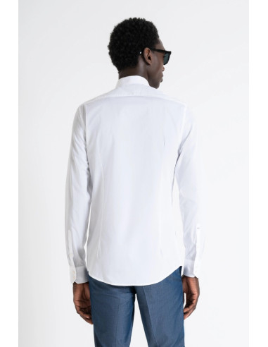 Antony Morato camicia slim fit in cotone easy iron Napoli mmsl00628-fa400078 [e2ab5680]