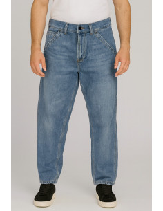 Urban Ring jeans baggy fit in denim di cotone ur9150017 [014a58a1]