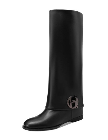 Queen Helena stivale con risvolto e gambale lungo K4072 [2b68ed08]