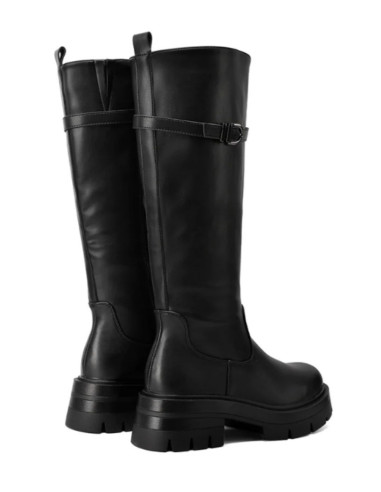 Queen Helena stivale alto con dettaglio fibbia X33-65 [6c6f7c3a]