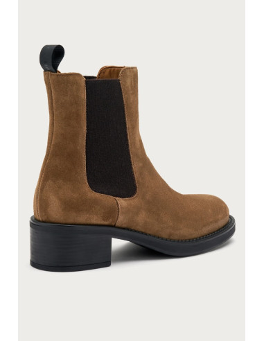 Frau beatles con tacco in pelle scamosciata Softy 82A5 [48cfcddf]