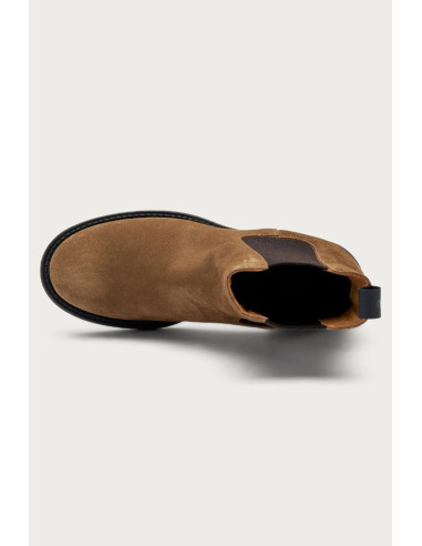 Frau beatles con tacco in pelle scamosciata Softy 82A5 [4d9f8ac1]