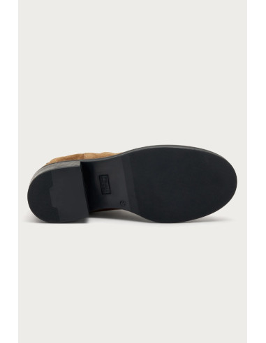 Frau beatles con tacco in pelle scamosciata Softy 82A5 [fa824bc5]