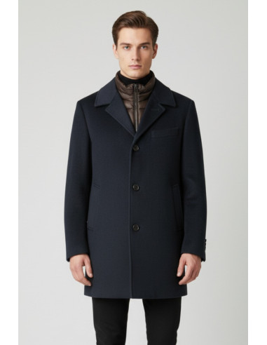 Markup cappotto in panno con pettorina interna imbottita mk9940614 [16a7ecab]