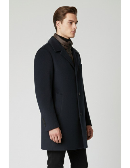 Markup cappotto in panno con pettorina interna imbottita mk9940614 [cf81afa6]