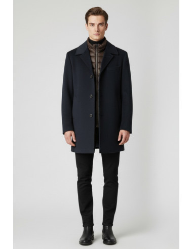 Markup cappotto in panno con pettorina interna imbottita mk9940614 [7dcc29bc]