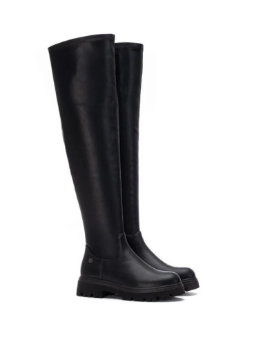 Xti stivale in ecopelle stretch con zip 144392 [19aba284]