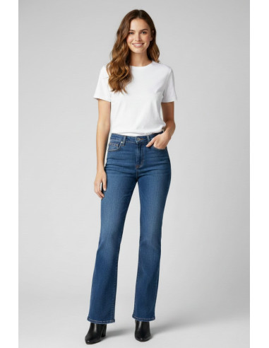 Roy Roger's jeans Marta Stone 68 flare in denim di cotone rnd091ce082907 [6b250045]