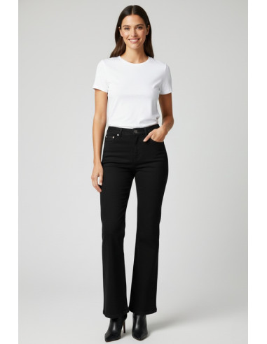 Roy Roger's jeans Marta Read flare fit in bull denim rnd091p4090112 [17237a37]