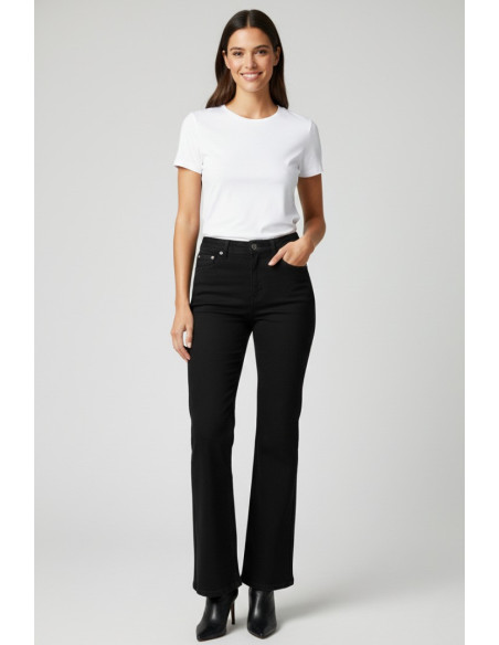Roy Roger's jeans Marta Read flare fit in bull denim rnd091p4090112 [17237a37]
