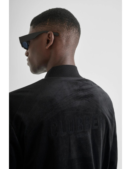 Antony Morato felpa bomber relaxed fit in velluto mmfl01115-fa150228 [375543b8]