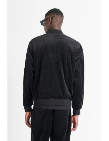 Antony Morato felpa bomber relaxed fit in velluto mmfl01115-fa150228 [320504a6]