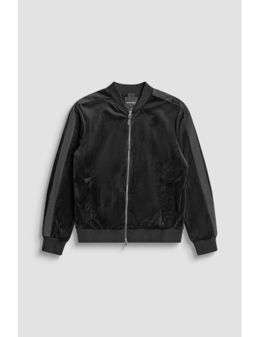 Antony Morato felpa bomber relaxed fit in velluto mmfl01115-fa150228 [8518c5a2]