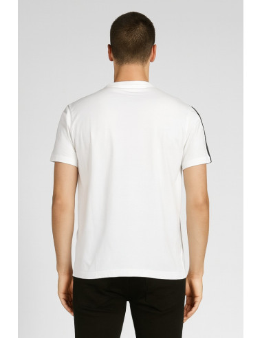 Icon t-shirt girocollo con stampa logo e bande Icuf2w6t038 [3f298ad6]