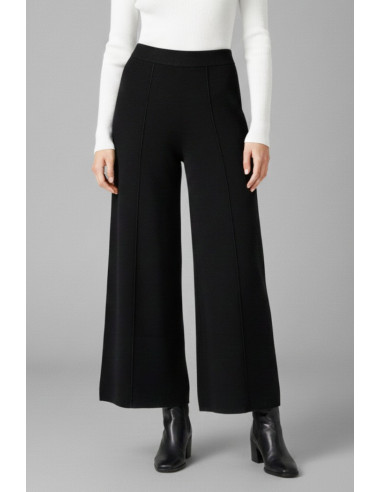 Sheis pantalone palazzo in maglia con riga d52010 [61fed3b8]