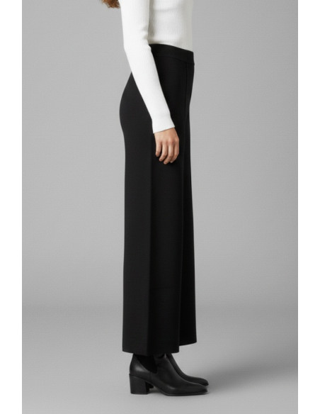Sheis pantalone palazzo in maglia con riga d52010 [b8d890b5]