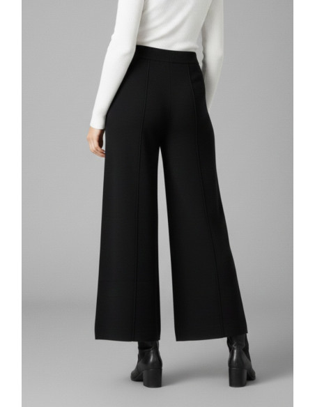 Sheis pantalone palazzo in maglia con riga d52010 [0fc551b1]