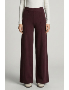 Sheis pantalone palazzo in maglia con riga d52010 [26bed447]