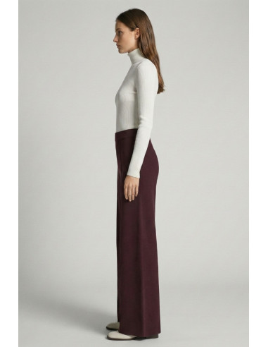 Sheis pantalone palazzo in maglia con riga d52010 [ff98974a]