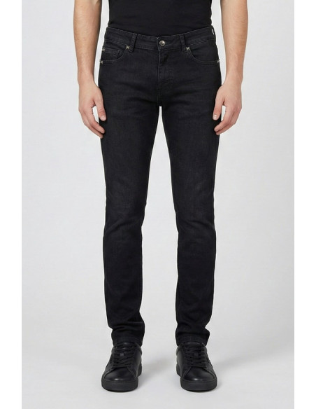 John Richmond jeans slim fit in denim nero Landis Uma25348je [c8d7af7f]
