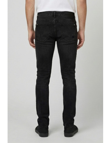 John Richmond jeans slim tapered fit in denim nero Helia Uma25164je [6a06a66f]
