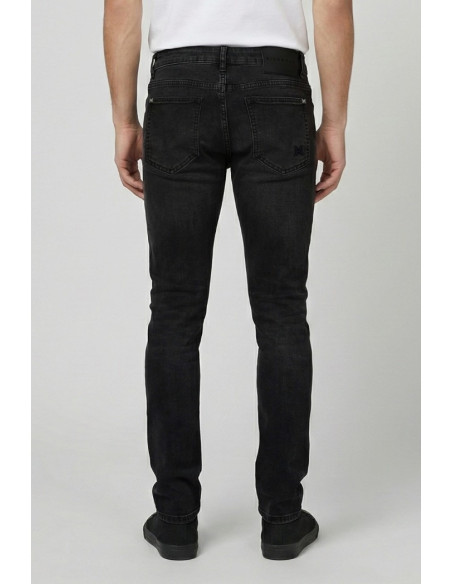 John Richmond jeans slim tapered fit in denim nero Helia Uma25164je [6a06a66f]