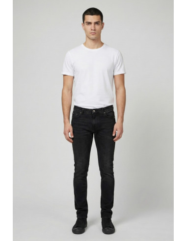 John Richmond jeans slim tapered fit in denim nero Helia Uma25164je [6f56e171]