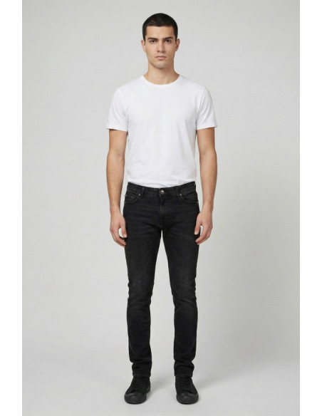 John Richmond jeans slim tapered fit in denim nero Helia Uma25164je [6f56e171]