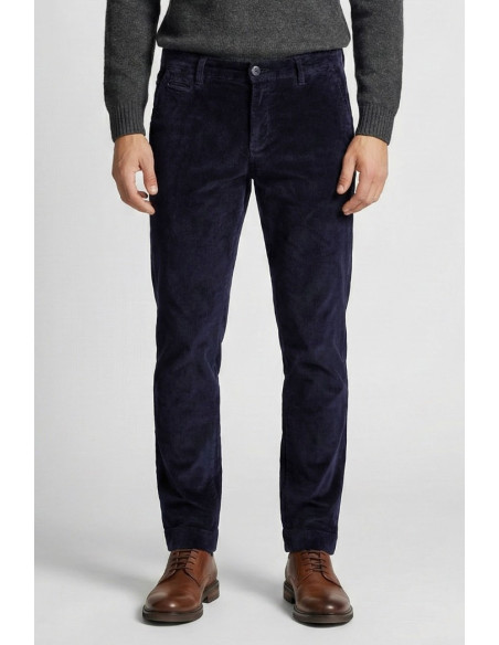 Markup pantalone regular in velluto millerighe in cotone stretch mk9950109 [beee7433]