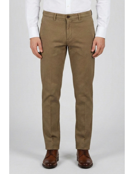 Moro pantalone chino con texture lavorata mi2677 [39e98b22]