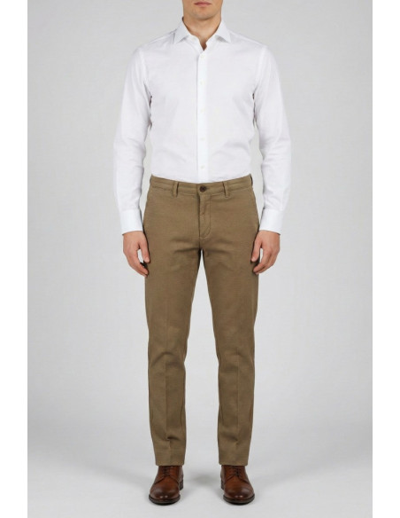 Moro pantalone chino con texture lavorata mi2677 [57d2092b]