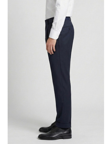 Moro pantalone sartoriale con cinta alta e pences mit2651 [bcfb9c72]
