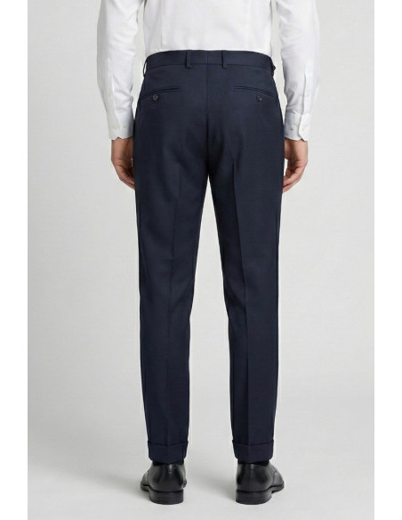Moro pantalone sartoriale con cinta alta e pences mit2651 [0be65d76]