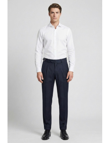 Moro pantalone sartoriale con cinta alta e pences mit2651 [0eb61a68]