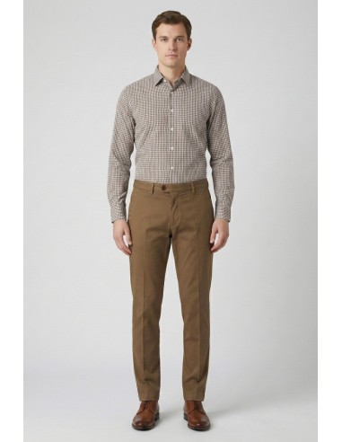 Moro pantalone chino capri in raso di cotone mi2612 [0ad1869b]